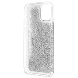 Guess GUHCP12LLG4GSI iPhone 12 Pro Max 6.7" sølv/sølv hardcase 4G Big Liquid Glitter