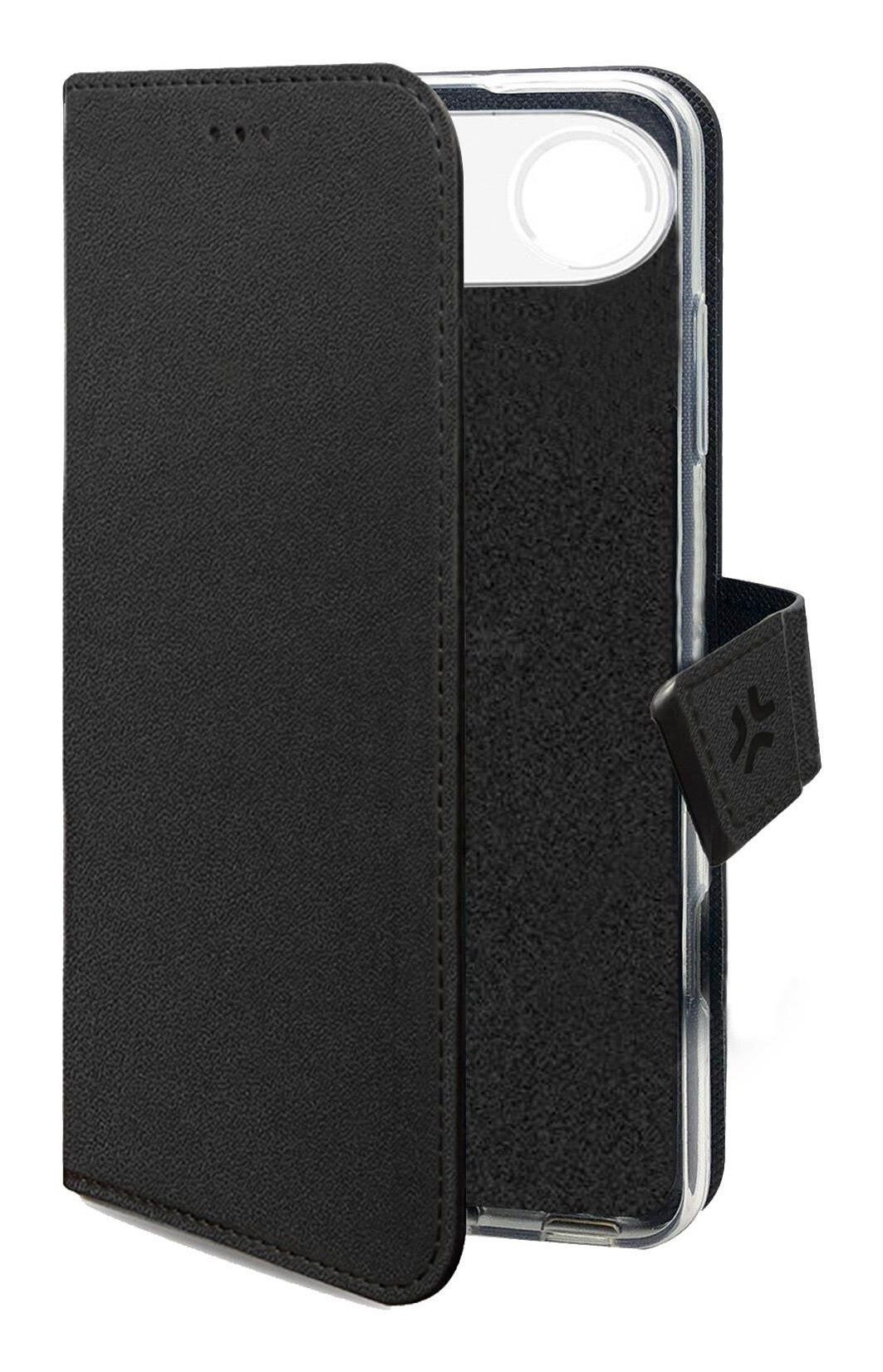 Celly WALLY mobiltelefon etui 16,5 cm (6.5") Tegnebogsetui Sort