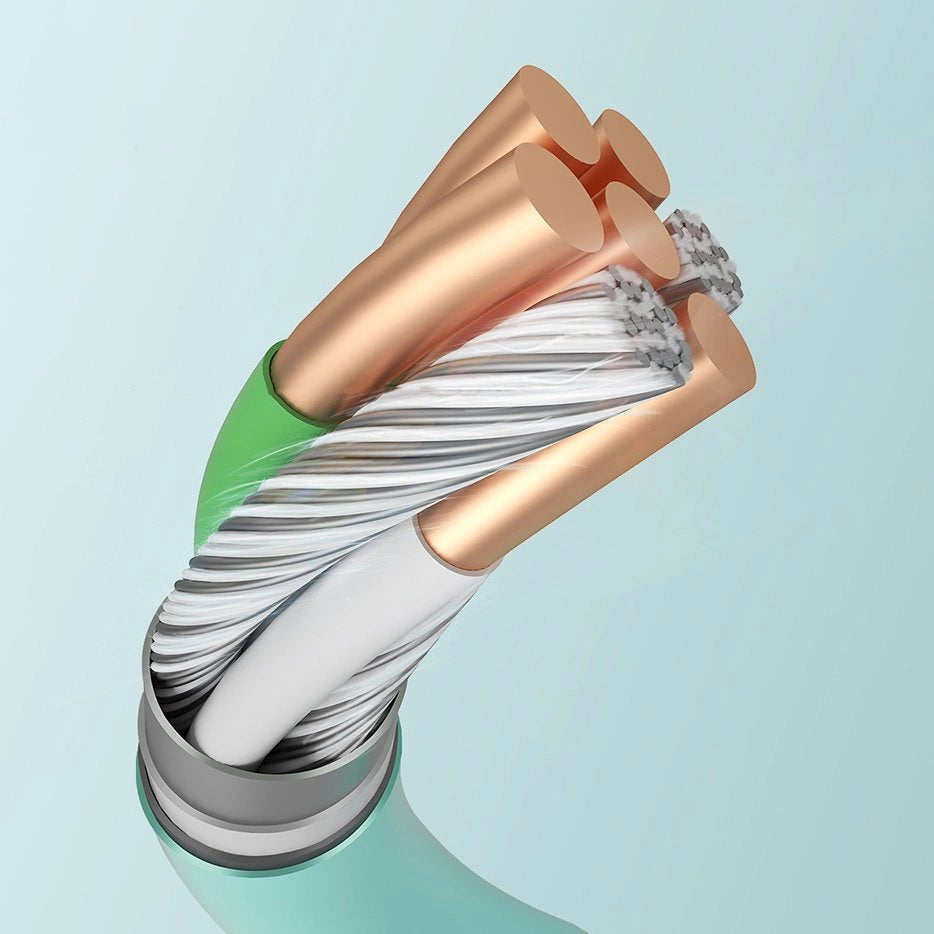 Joyroom flydende silikone datakabel N2 USB-A / Lightning 2,4A 1,2m - sort