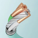 Joyroom flydende silikone datakabel N2 USB-A / Lightning 2,4A 1,2m - hvid