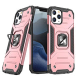 Wozinsky Ring Armor Case Kickstand Tough Rugged Cover til iPhone 13 rose guld