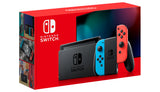 Nintendo Switch V2 2019 bærbar spilkonsol 15,8 cm (6.2") 32 GB Berøringsskærm Wi-Fi Sort, Blå, Rød