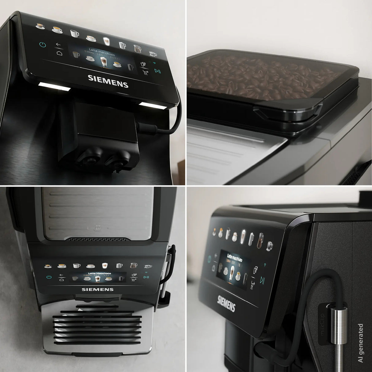 Siemens extraKlasse EQ600 iAroma TP607EF5 espressomaskine