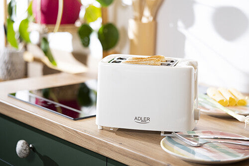 Adler AD 3223 brødrister 6 2 skive(r) 750 W Hvid