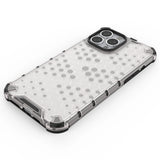 Honeycomb Case armor cover med TPU Bumper til iPhone 13 Pro Max grøn