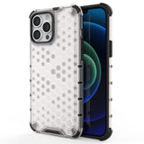 Honeycomb Case armor cover med TPU Bumper til iPhone 13 Pro Max gennemsigtig