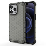 Honeycomb Case rustning med TPU Bumper til iPhone 13 Pro sort