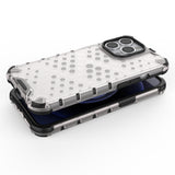 Honeycomb Case armor cover med TPU Bumper til iPhone 13 Pro sort