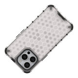 Honeycomb Case armor cover med TPU Bumper til iPhone 13 Pro sort