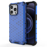 Honeycomb Case rustning med TPU Bumper til iPhone 13 Pro blå