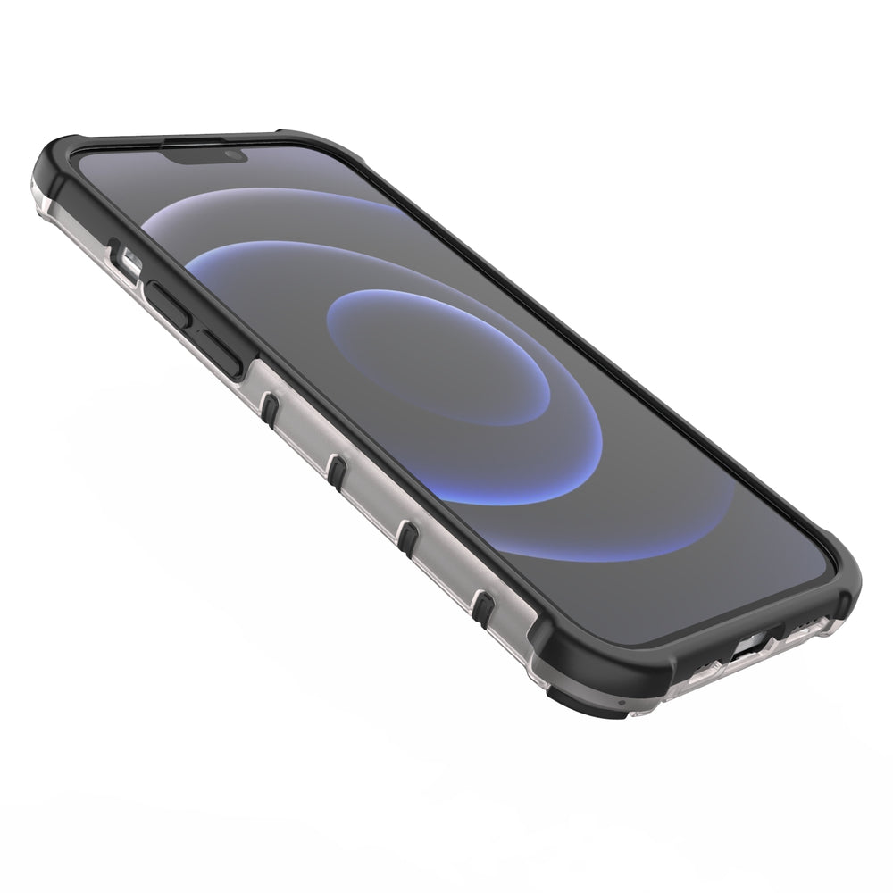 Honeycomb Case armor cover med TPU Bumper til iPhone 13 Pro blå
