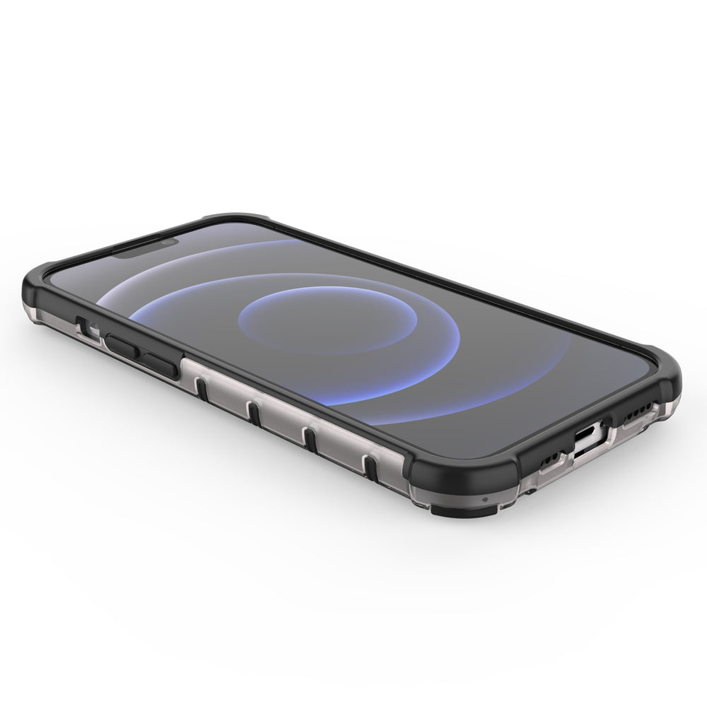 Honeycomb Case armor cover med TPU Bumper til iPhone 13 Pro blå