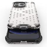 Honeycomb Case armor cover med TPU Bumper til iPhone 13 Pro blå