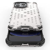 Honeycomb Case rustning med TPU Bumper til iPhone 13 Pro blå
