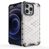 Honeycomb Case rustning med TPU Bumper til iPhone 13 Pro grøn