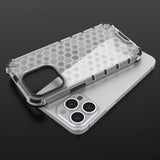Honeycomb Case rustning med TPU Bumper til iPhone 13 Pro grøn