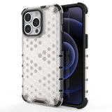 Honeycomb Case armor cover med TPU Bumper til iPhone 13 Pro gennemsigtig
