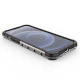 Honeycomb Case armor cover med TPU Bumper til iPhone 13 mini sort