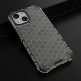 Honeycomb Case rustning med TPU Bumper til iPhone 13 mini sort