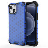 Honeycomb Case rustning med TPU Bumper til iPhone 13 mini blå