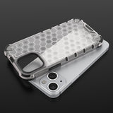 Honeycomb Case rustning med TPU Bumper til iPhone 13 mini rød