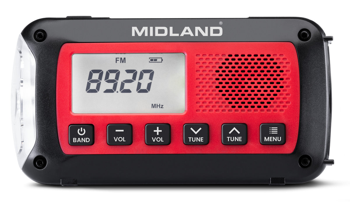 Midland C1665 powerbank Lithium-Ion (Li-Ion) 2600 mAh Sort, Rød