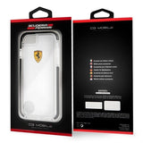 Ferrari Hardcase FEGLHCP7BK iPhone 7/8 SE 2020 / SE 2022 Stødtæt gennemsigtig sort