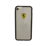 Ferrari Hardcase FEHCRFP7BK iPhone 7/8 / SE 2020 / SE 2022 gennemsigtig/sort