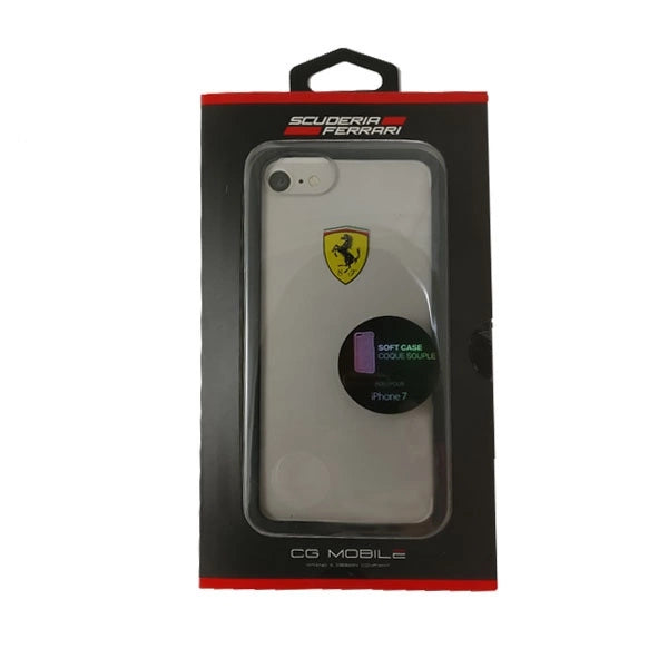Ferrari Hardcase FEHCRFP7BK iPhone 7/8 / SE 2020 / SE 2022 gennemsigtig/sort
