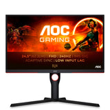 AOC G3 25G3ZM/BK computerskærm 62,2 cm (24.5") 1920 x 1080 pixel Fuld HD Sort, Rød
