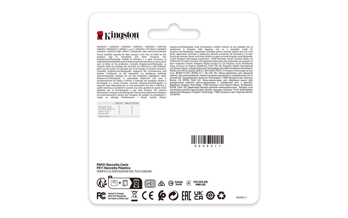 Kingston Technology DataTraveler 256 GB 220 MB/s Metal USB 3.2 Gen 1 SE9 G3