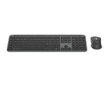 Logitech Signature Slim Combo MK950 - Graphite - Tastatur & Mus sæt - Nordisk - Grå