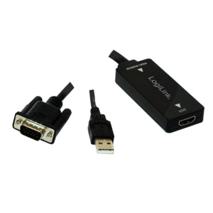 LogiLink VGA Audio to HDMI Converter Video transformer