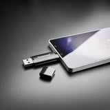 Intenso 3544491 USB-nøgle 128 GB USB Type-A / USB Type-C 3.2 Gen 1 (3.1 Gen 1) Sort