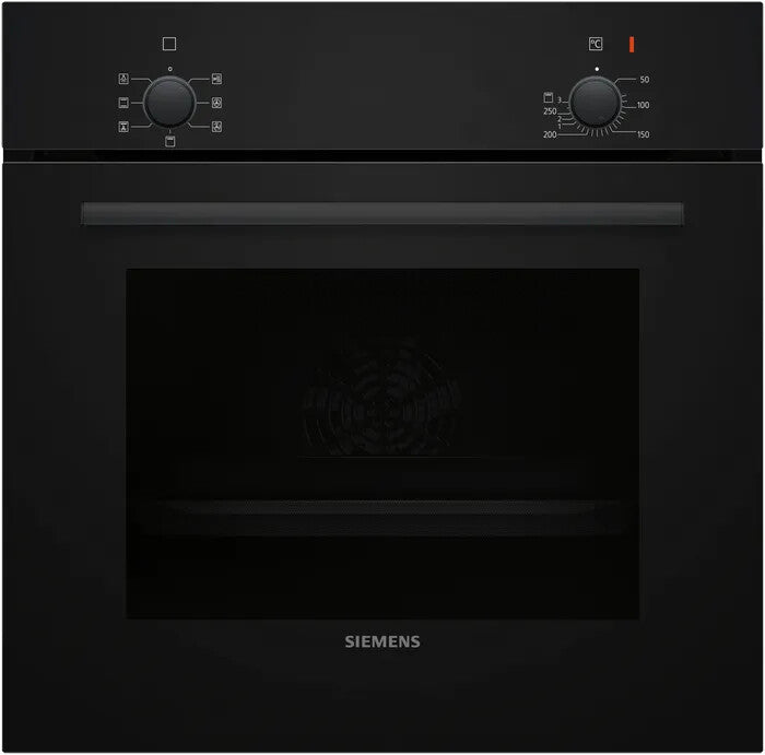 Siemens iQ100 HB010FBA1 ovn 66 L Sort