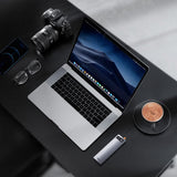 Baseus Metal Gleam 11in1 multifunctional USB Type C HUB - 3x USB 3.2 Gen 1 5Gbps / USB Type C PD 100W / 3.5 mm mini jack AUX / VGA Full HD 60Hz / 2x HDMI 4K 30Hz / TF and SD card reader / RJ45 1Gbps gray (CAHUB-CT0G)