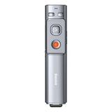 Baseus Orange Dot Wireless Presentation Laser Pointer - Gray (with battery)