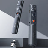 Baseus Orange Dot Wireless Presentation Laser Pointer - Gray (with battery)