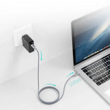 Choetech XCC-1002-GY USB-C - USB-C PD QC kabel 100W 5A 480Mb/s 1,8m - grå