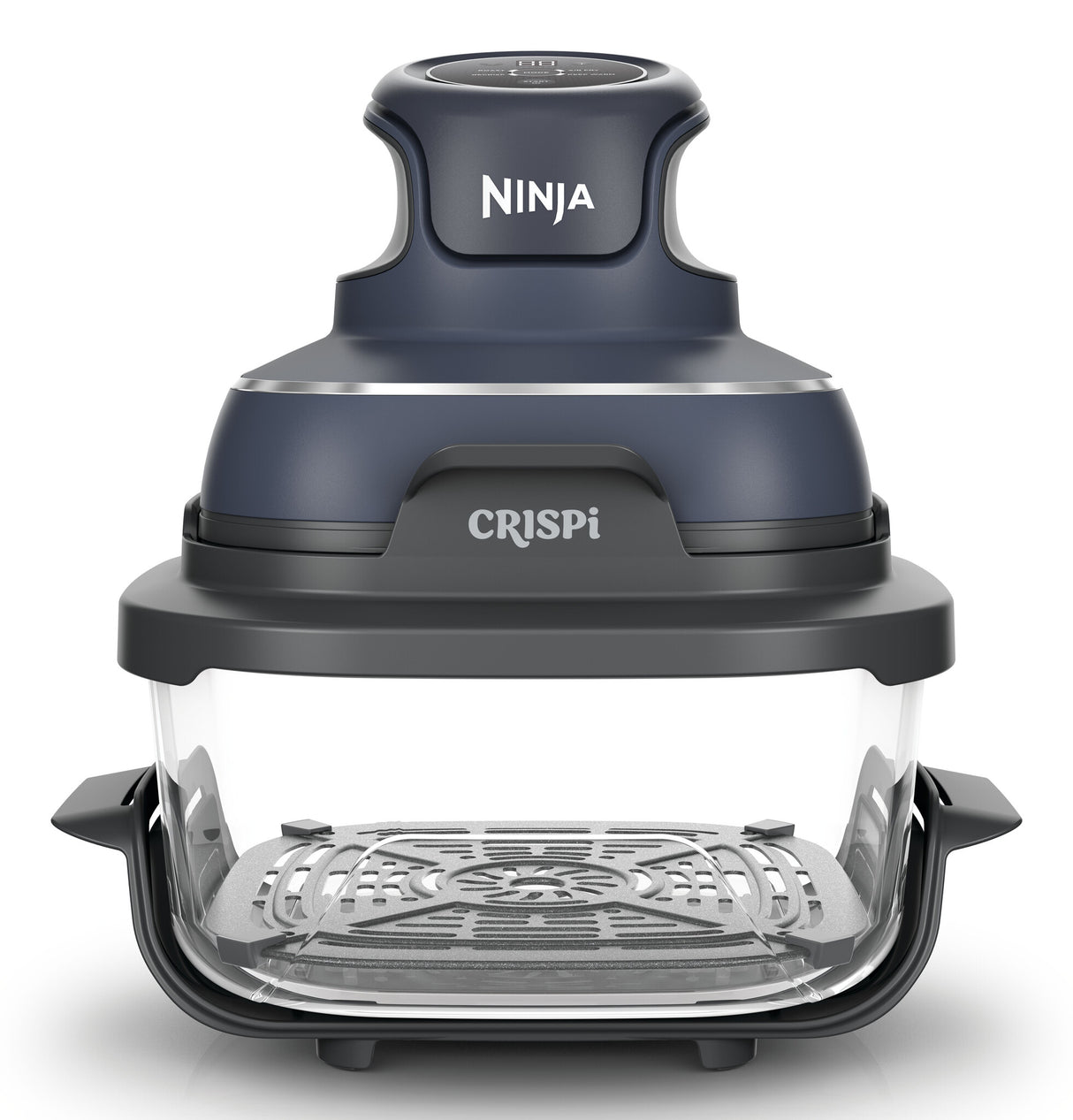 Ninja CRISPi Enkelt 3,8 L 1700 W Varmluftsteger Blå, Grå, Transparent