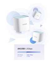 D-Link EAGLE PRO AI AX1500 Dual-band (2,4 GHz / 5 GHz) Wi-Fi 6 (802.11ax) Hvid 1 Intern
