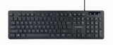 Gembird KB-UML-02 tastatur USB US engelsk Sort