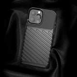 Thunder Case Flexible Tough Rugged Cover TPU Case til iPhone 13 Pro Max grøn