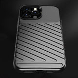 Thunder Case Flexible Tough Rugged Cover TPU Case til iPhone 13 Pro Max grøn