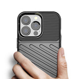 Thunder Case Flexible Tough Rugged Cover TPU Case til iPhone 13 Pro grøn
