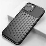 Thunder Case Flexible Tough Rugged Cover TPU Case til iPhone 13 mini grøn