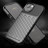 Thunder Case Flexible Tough Rugged Cover TPU Case til iPhone 13 mini grøn