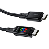 ACEFAST C7-03 USB-kabel 1,2 m USB C 100 W Sort