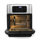 Princess 182065 Enkelt 10 L Enkeltstående 1500 W Varmluftsteger Sølv