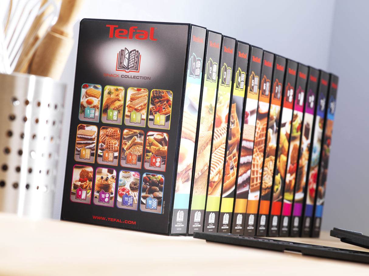 Tefal Snack Collection SW852D sandwichtoaster 700 W Sort, Rustfrit stål
